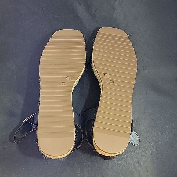 BRAND NEW A.N.A NEW APPROACH ADJUSTABLE BUCKLE ANKLE ONE BAND WEDGE SANDAL - Picture 11 of 14